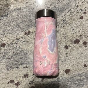 S'well Pink and Gray Marble Bottle